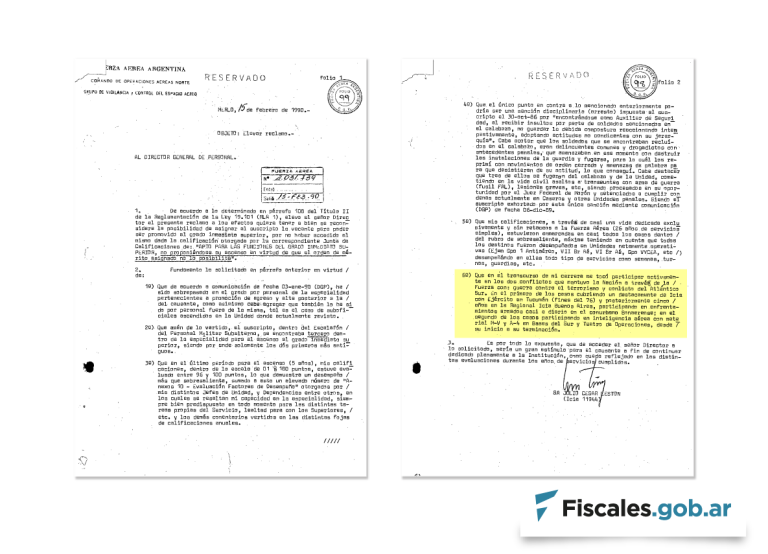 La fiscalía contrastó con documentos la defensa que ensayó uno de los acusados por crímenes de lesa humanidad en la zona oeste del conurbano bonaerense