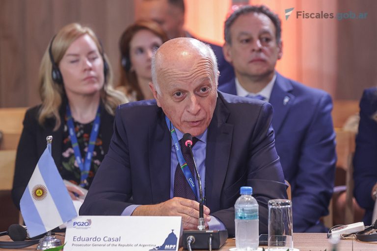 El procurador general Casal suscribió la Declaración de Río en el marco del G20