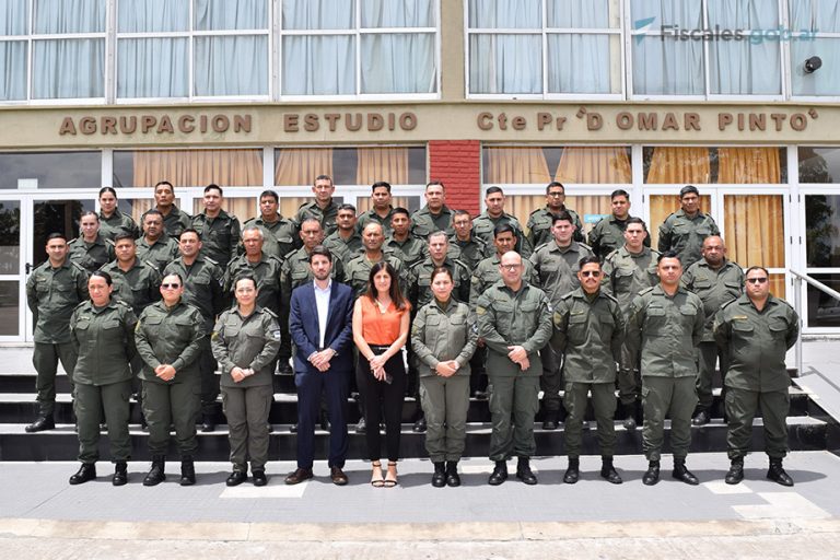 Bajo la supervisión de la UNISA, avanzan las capacitaciones de las replicadoras de la Gendarmería Nacional para adaptar el rol de la fuerza de seguridad al sistema acusatorio