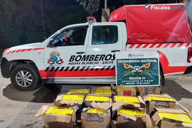 Salta: condenan a cuatro hombres por transportar más de 300 kilos de cocaína ocultos en un móvil de bomberos voluntarios