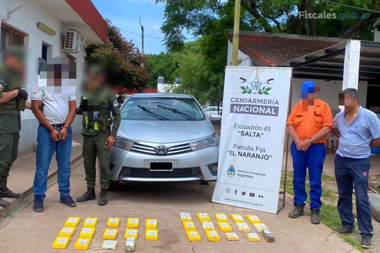 Salta: imputan y dictan prisión preventiva a un conductor que transportaba casi 29 kilos de cocaína en los zócalos de un auto