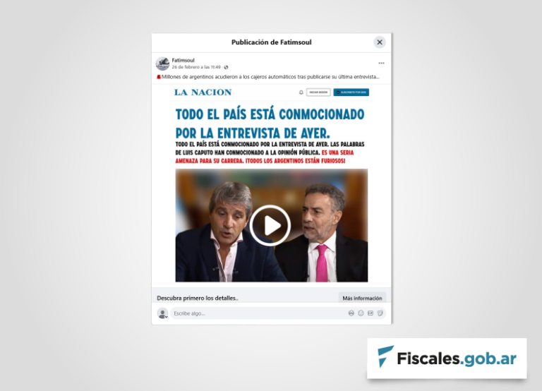 Alertan sobre una nueva ciberestafa en la que vuelven a utilizar la imagen del ministro de Economía para promocionar una falsa plataforma de inversiones