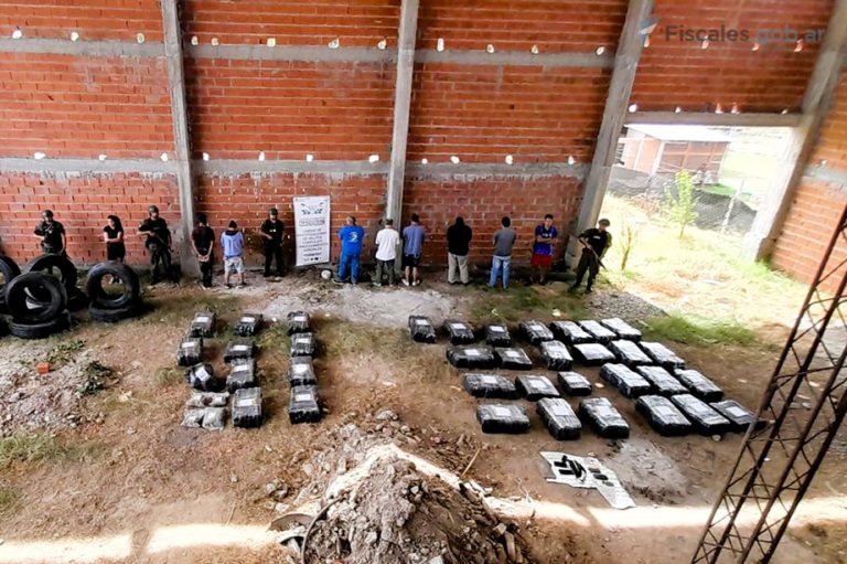 Formosa: condenaron a 5, 6 y 7 años de prisión a tres integrantes de una organización por el transporte de 786 kilos de marihuana hasta un galpón del conurbano bonaerense que quedó decomisado