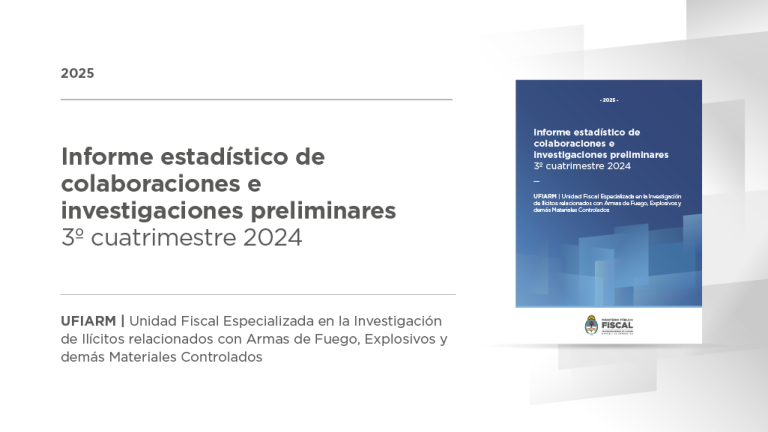 La UFIARM presenta su tercer informe y los datos anuales de 2024: se solicitaron 134 colaboraciones y el 46,3% provino de la provincia de Santa Fe