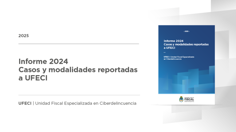 La Unidad Fiscal Especializada en Ciberdelincuencia informa que en 2024 se registró un aumento interanual del 21,1% en la cantidad de reportes de delitos informáticos
