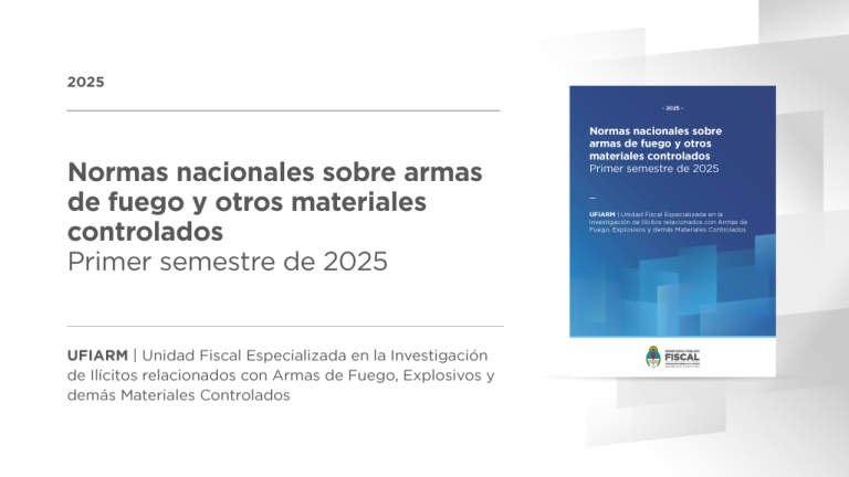 La UFIARM presenta su tercera reseña de normas nacionales sobre armas de fuego y otros materiales controlados