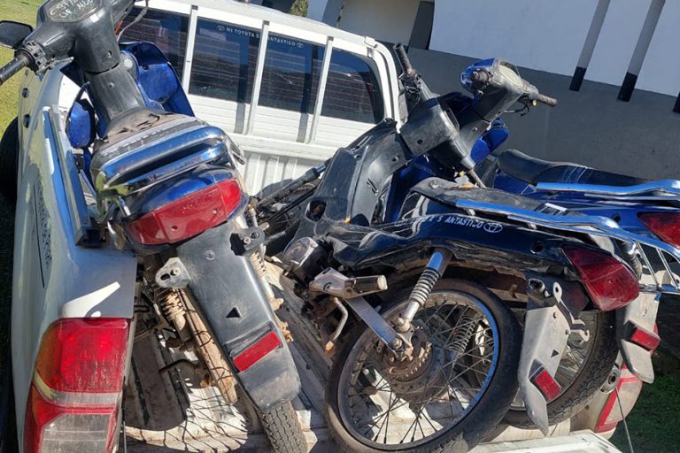 Formosa: recuperaron motos que habían sido robadas y trasladadas hasta la República del Paraguay