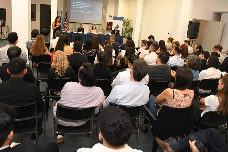 Se capacitó a 50 peritos e investigadores expertos a través de simulación de audiencias e interrogatorios sobre su rol en el sistema acusatorio