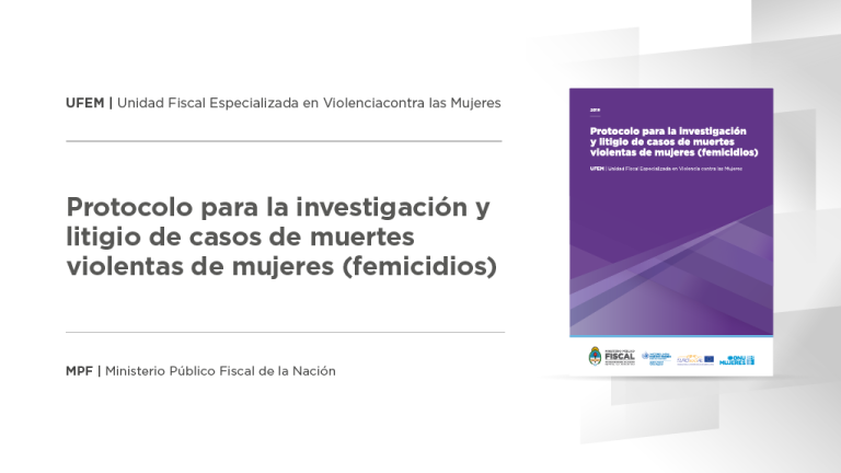 Catamarca aprobó el uso del Protocolo para la investigación de femicidios elaborado por la UFEM