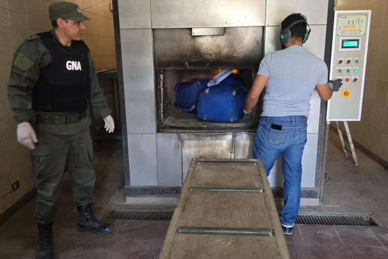 Bahía Blanca: realizaron la primera quema de droga secuestrada tras la implementación del sistema acusatorio