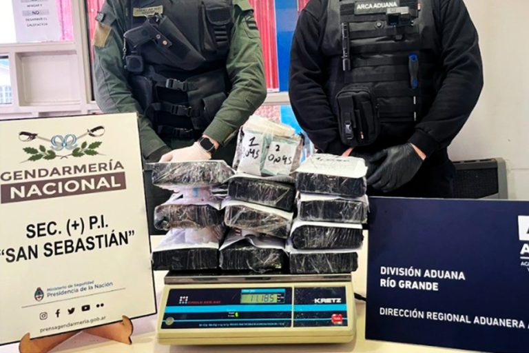Río Grande: condena de 5 años de prisión para un camionero por tentativa de contrabando de 10 kilos de cocaína y 199 pastillas de éxtasis