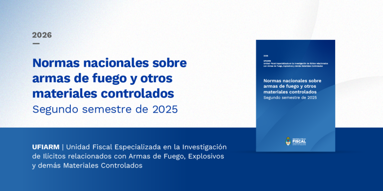 La UFIARM presenta su reseña normativa sobre armas de fuego y materiales controlados del segundo semestre de 2025