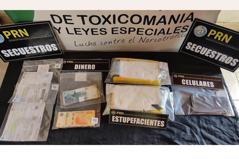 General Roca: Casación confirmó la condena de un hombre que transportaba casi dos kilos de cocaína con el sello del “delfín”