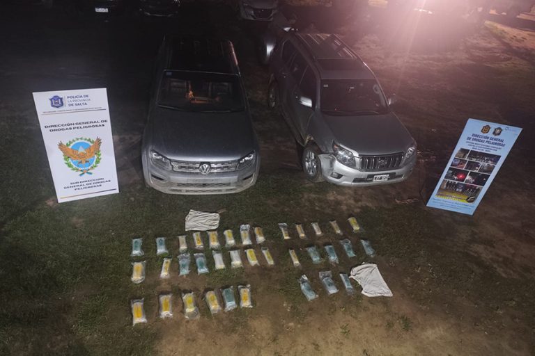 Orán: imputaron y dictaron la prisión preventiva a un abogado bonaerense por el transporte de 32 kilos de cocaína